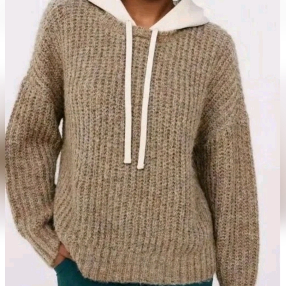 Offline By Aerie Hooded Sweater Sz S oversized